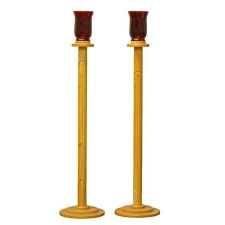 Afs Candlestick - Oak (each) 72131
